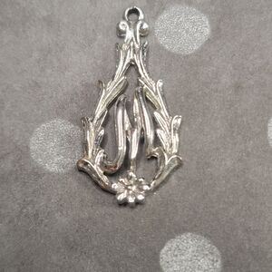 Monogrammed Pendant M by Sarah Coventry